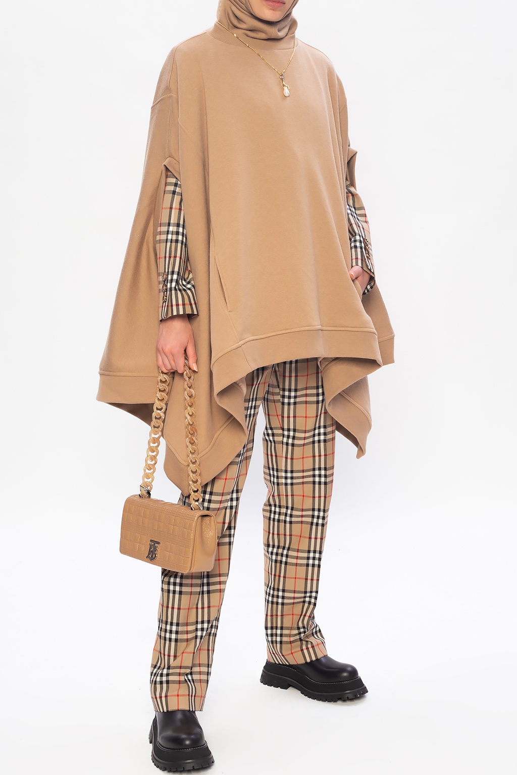 Burberry Hooded poncho